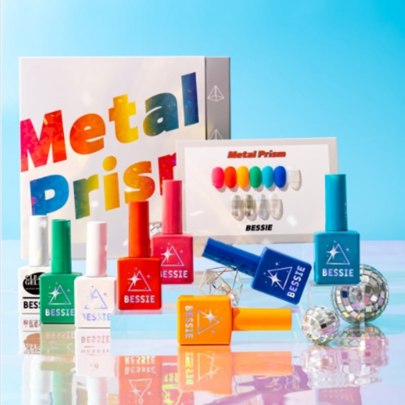 BESSIE / METAL PRISM COLOR GEL SET/ ネイルアート