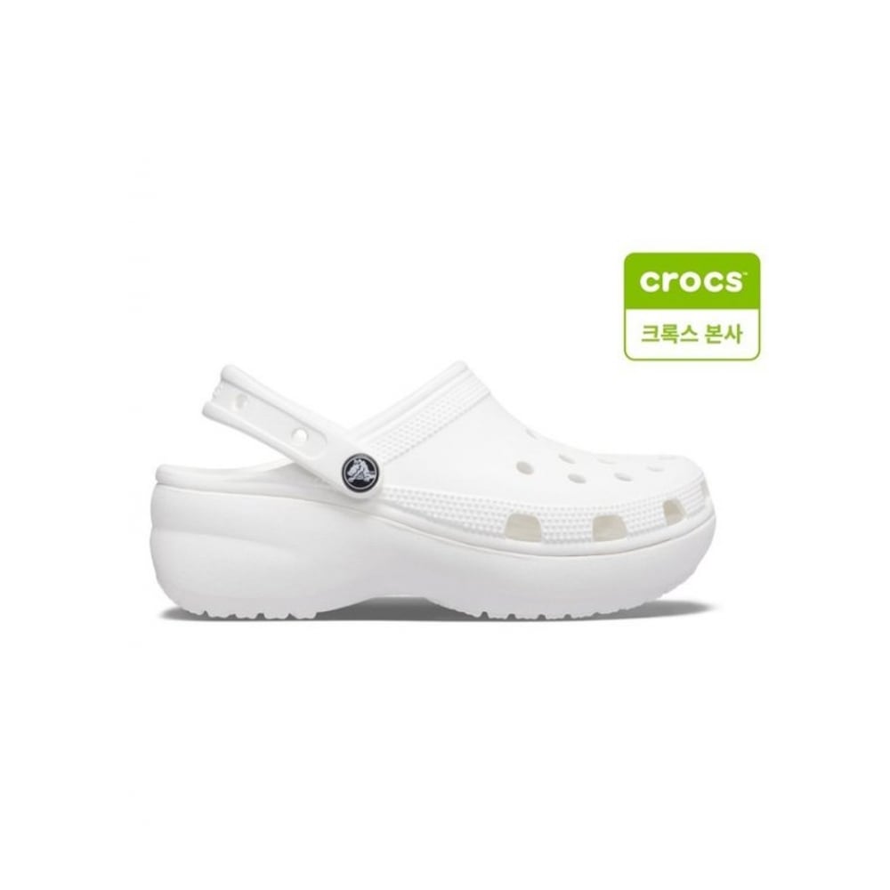 クロックスクラシックプラットフォームクロッグ女性用 206750-100 女性用サンダル