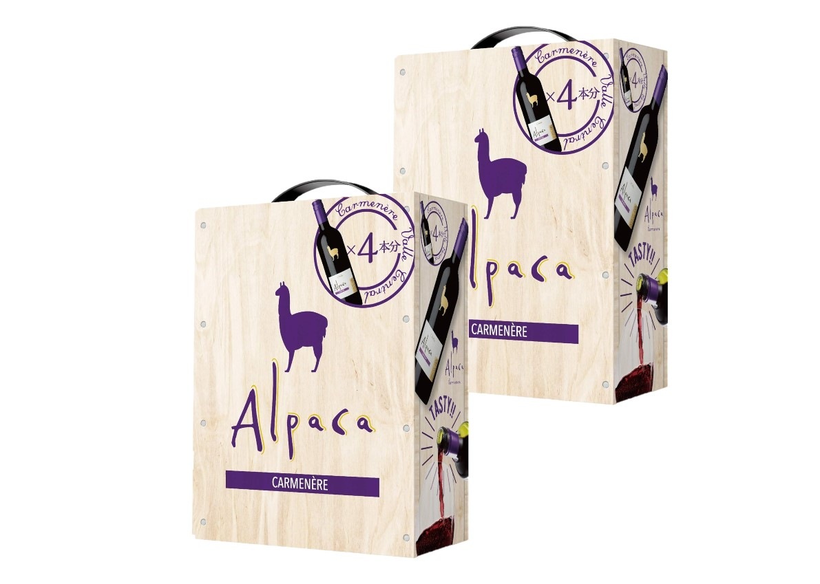 【箱ワイン】【BOXワイン】【送料無料】サンタヘレナ アルパカ カルメネール BIB 3000ml 3L2本【北海道東北四国九州沖縄県は必ず送料がかかります】b