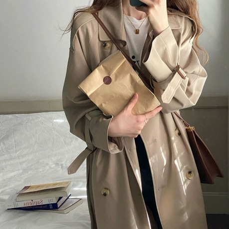 アウター コート ロングコート トレンチコート 上着 ロング丈 袖あり 長袖 襟付き ウエストベルト かわいい 大人可愛い きれいめ シンプル カジュアル 大人 上品 おしゃれ お洒落 大人女子