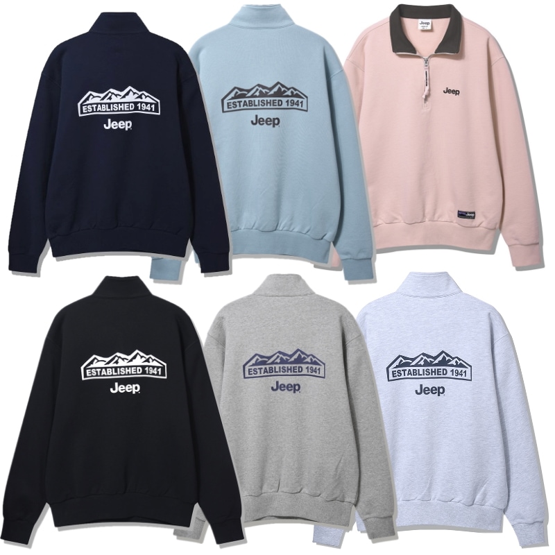 Half Zip-Up M-Logo Sweat
