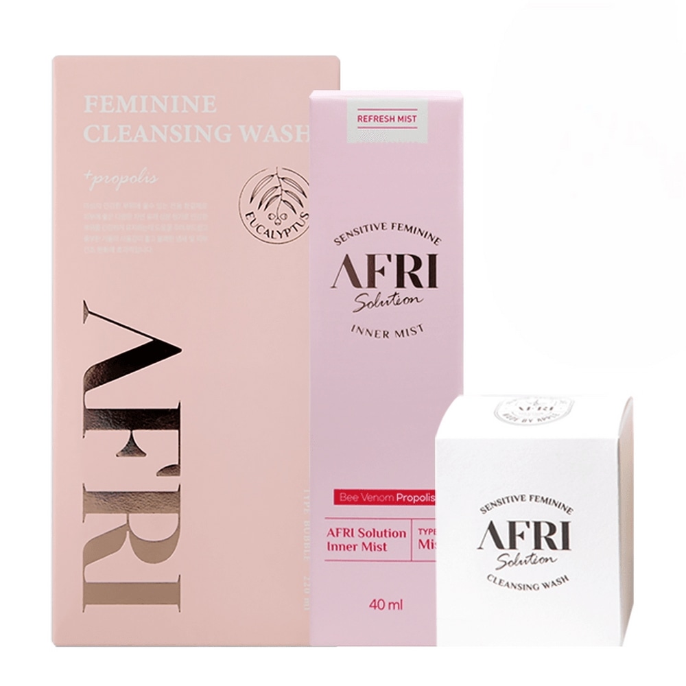 エプリ Yゾーンケア 3種 ギフトセット1(バブル女性ウォッシュ ピンク220ml + インナーミスト + ポーチ)