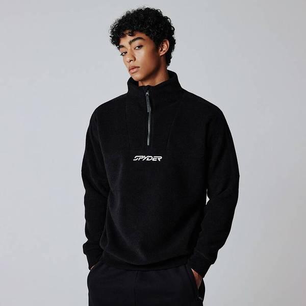 共用タオルハーフネックアノラックTシャツSPIWCNRL304UBLK 710277