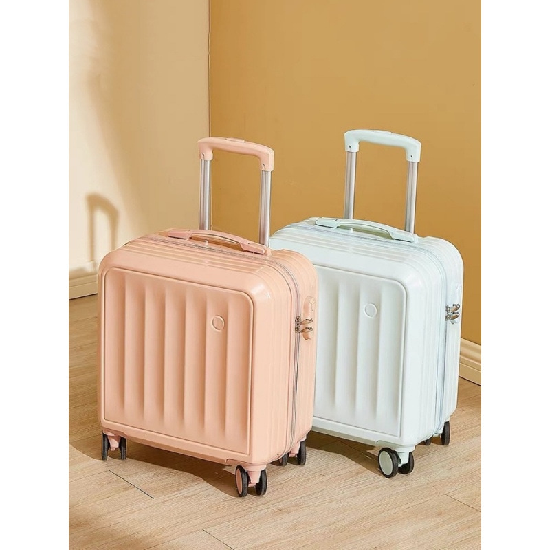 18インチの小型キャビンスーツケース新型旅行スーツケース短距離出張用小型トロリーケース女性用パスワードケースユニバーサルホイール