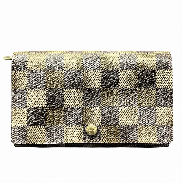 ルイヴィトン ポルトモネビエトレゾール N61730 2つ折り財布 ユニセックス【中古】