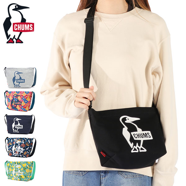 日本正規品 ショルダーバッグ メンズ レディース 小さめ ブランド 軽量 大人 SWEAT ブービープリントショルダーバッグスウェット CH60-3980