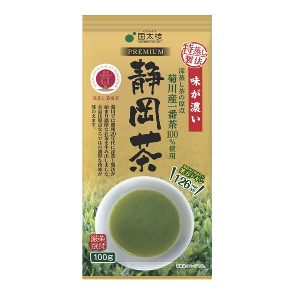 国太楼 一番摘みプレミアム味が濃い静岡茶 100gx12 メーカー直送