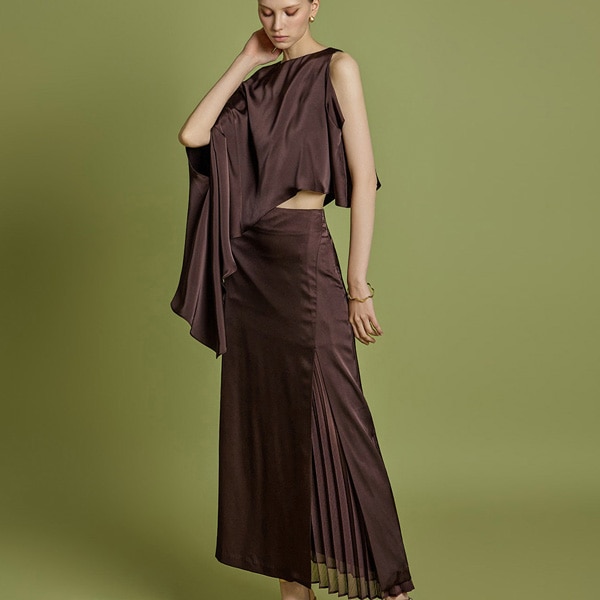 TP9173ブラウス スカート セットアップ