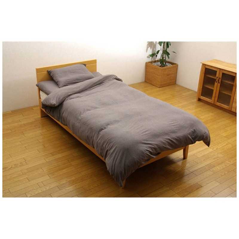 イケヒコ　【掛ふとんカバー】マドラス ダブルサイズ(190×210cm/ブラウン)