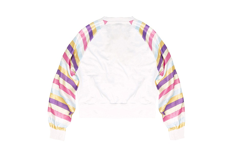 パステル系 韓国伝統色の 袖 重ね Tシャツ