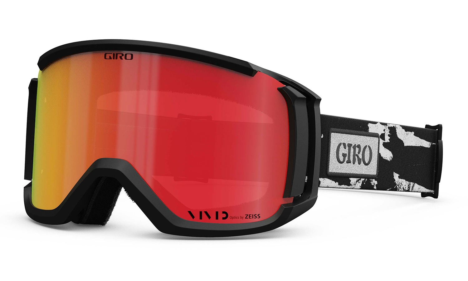 新品未使用 24-25 GIRO GOGGLE Revolt（リボルト）BLACK & WHITE STAINED 安心保証 即日発送 土日祝発送OK 23