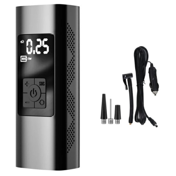 電動エアーポンプ ポータブル USB充電 電動空気入れ コンプレッサー 自動車 バイク 自転車 タイヤエアーポンプ ボール空気入れ 大容量バッテリー 携帯ポンプ aaa