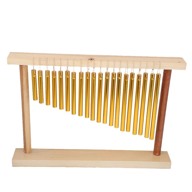 風鈴 20音 卓上ツリーチャイム 打楽器のチャイム 滑らか 音楽知育 協調能力を発揮 音質がいい ハンマー付き
