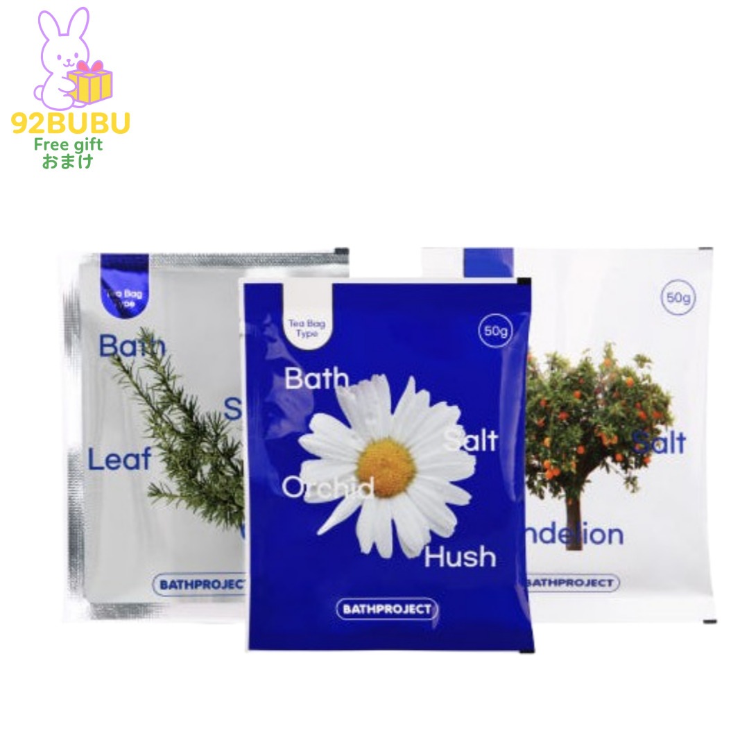 (3+3)人気の香り3種×各2包 合計6包 バスティーソルト 各 50g ×10包入/バスソルト/入浴剤/ティーバッグバスソルト/ソルト入浴剤/リラクシングセラピー/疲労回復/プレゼント用おすすめ