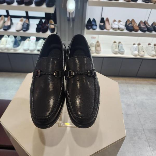 HC10 男性用クッションアップゴム靴ローファーブラック LCMD55U61319 (44877271)