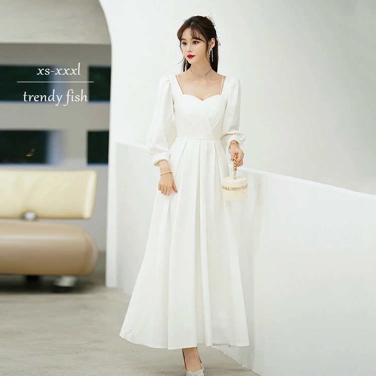 ウエディングドレス ウェディングドレス サテン 結婚式 オフショルダー ロングドレス お花嫁ドレス パーティードレス 挙式 海外旅行 写真撮影 ブライダル 前撮り/後撮りシンプル 編み上げ 高級感 披