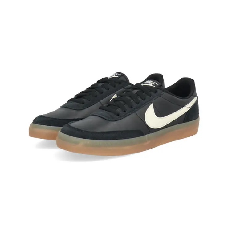 NIKE ナイキ W KILLSHOT 2 レディースレザースニーカー ロープロファイル(ウィメンズキルショット2) FZ5630-001 ブラック/セイル/ガムイエロー