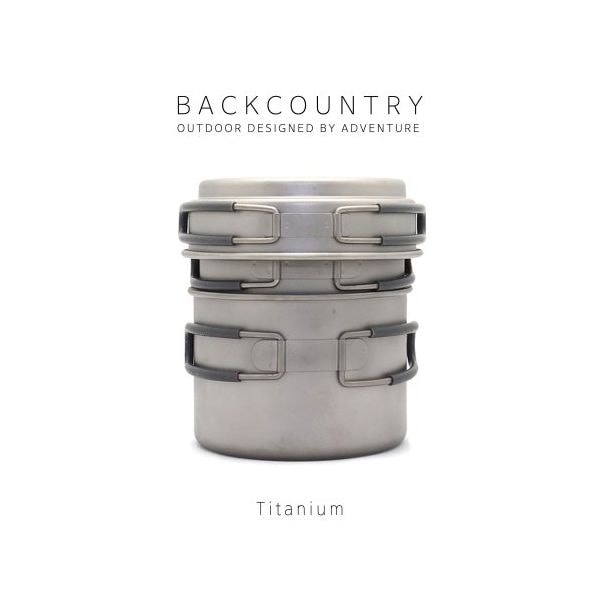 BACKCOUNTRYチタンポートセット（12人用チタンコペル） 11,229円