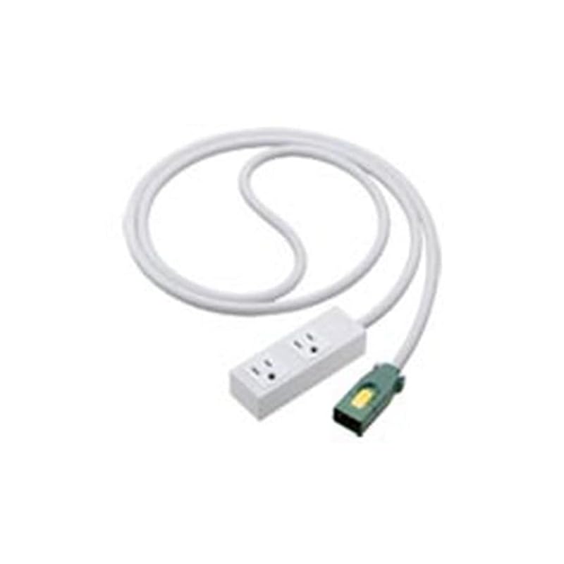 即納：パナソニック(Panasonic) EASYワイヤリング分岐ケーブル方式ハーネス用S-OAタップ 接地2P15A 2コ口 マットホワイト 5m WFS6552MW