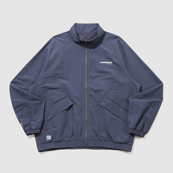 リネンライク スタンドネック ブルゾン ジャンパー ジャケット UR121CJK35 OBL