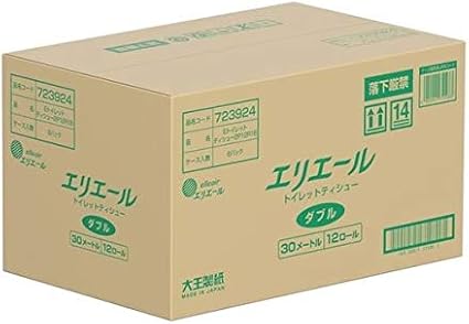 エリエール トイレットペーパー 30m×12ロール ダブル パルプ100% リラック