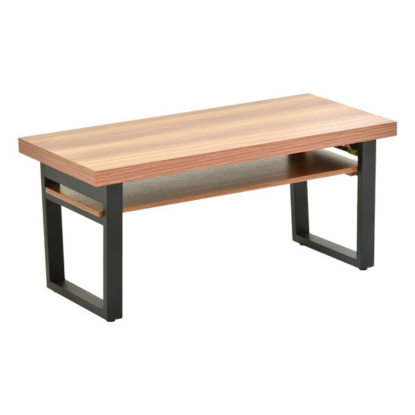 B.Bファニシング ONFT0124MELBR ライトブラウン 棚板付きフォールディングテーブル メーカー直送 8,054円