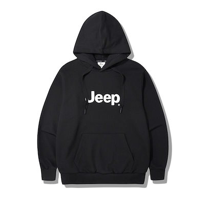 JQ3THU041 ブラック 男女兼用 チェーン ビッグロゴ フード付きTシャツ 10,026円