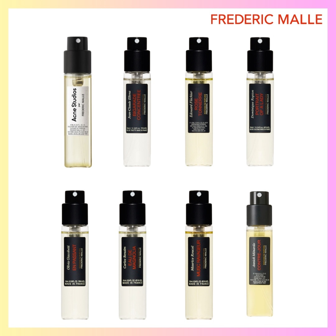 [Frederic Malle] 香水 10ML - 9種 + FREE OMAKE ミニ香水 香水 ミニサイズ 持ち運び 香水 携帯用 香水 アトマイザー 香水 持ち運び便利 香水 コンパクト