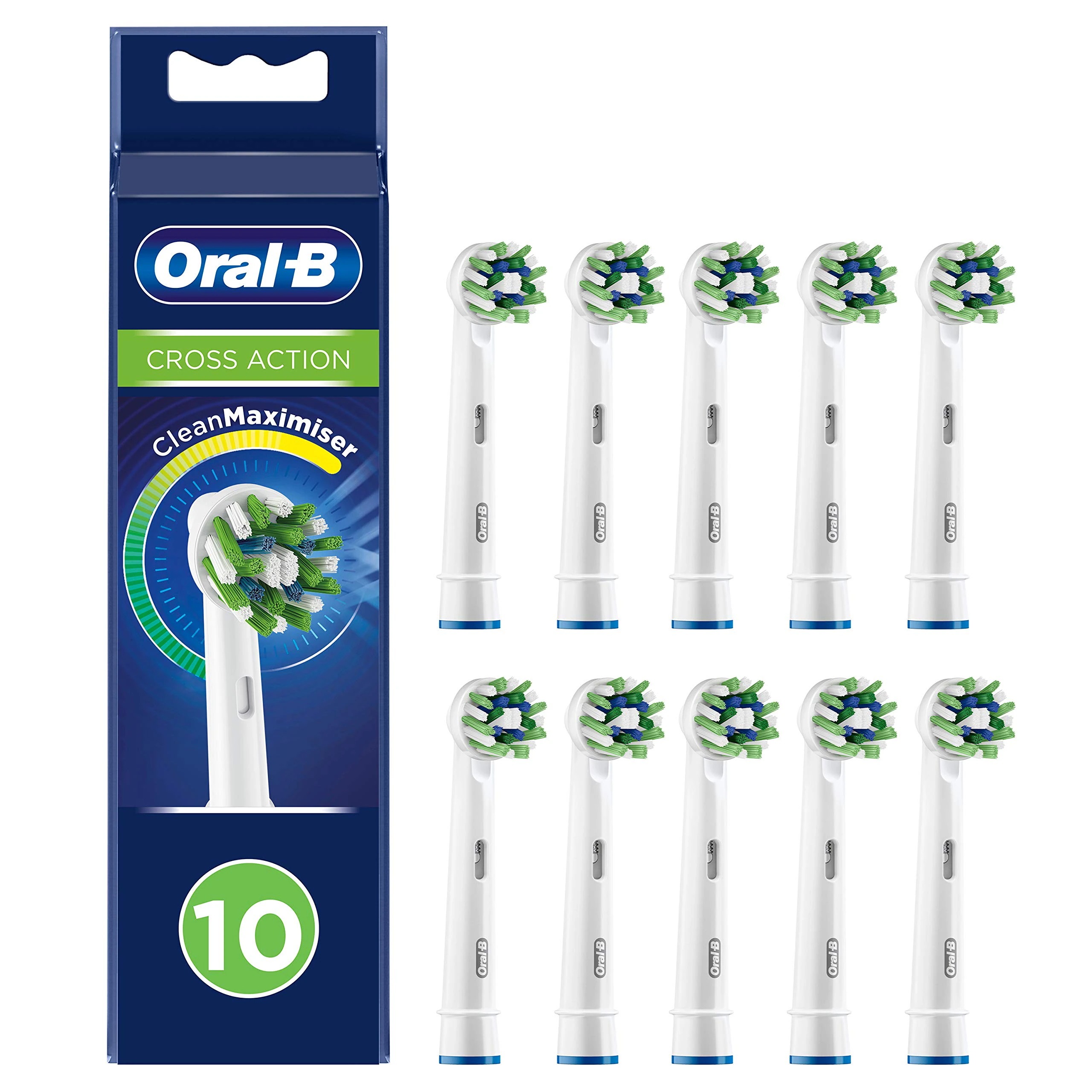 即日発送 Braun ブラウン oral-b オーラルB 純正 電動歯ブラシ 替えブラシ マルチアクション 10本入り マルチアクションブラシ EB50 RB CleanMaximizer 海外名 C
