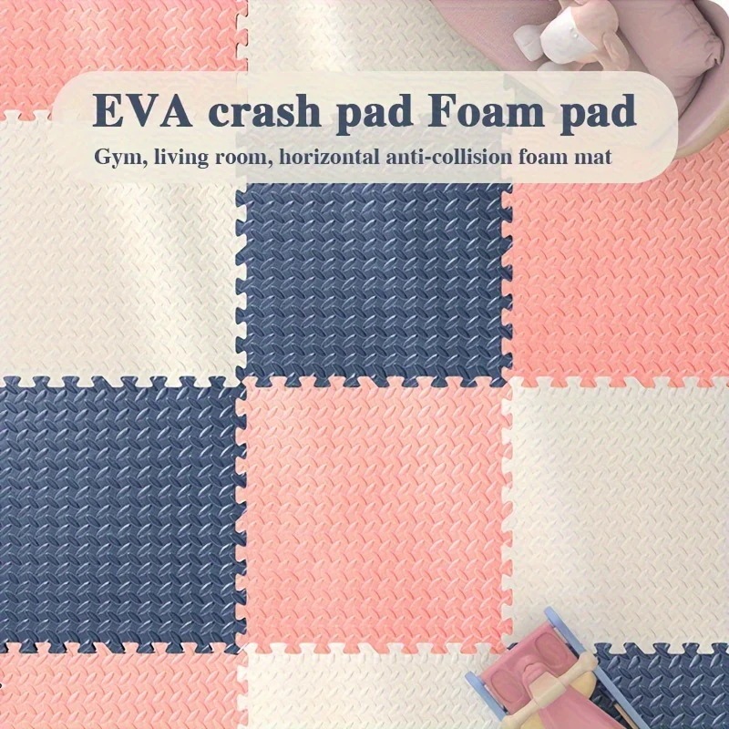 12枚【高級】人気　ファッション　エレガント　ソリッドカラー　シンプル　高品質　滑り止め　EVAフォームトレーニングマット　スポーツ　フィットネススパイシングマット　屋内　ボディトレーニング　エクササ