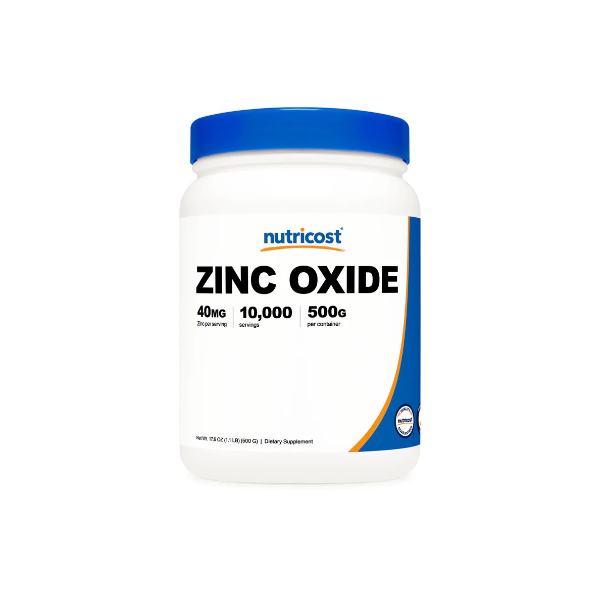 [USA] Nutricost ニュートリコスト Zinc Oxide Powder 500g