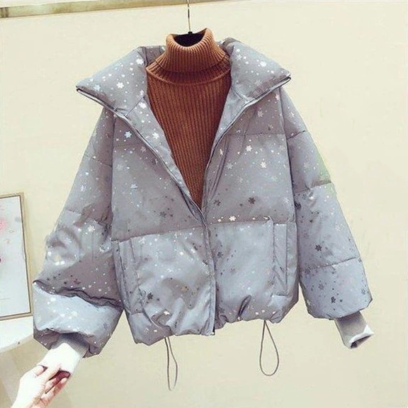 新品 大人気 中綿ジャケット ダウンジャケット レディース ジャケット ダウン メルトン調 立ち襟 ゆったり スウェット 冬服 長袖 大きいサイズ 体型カバー