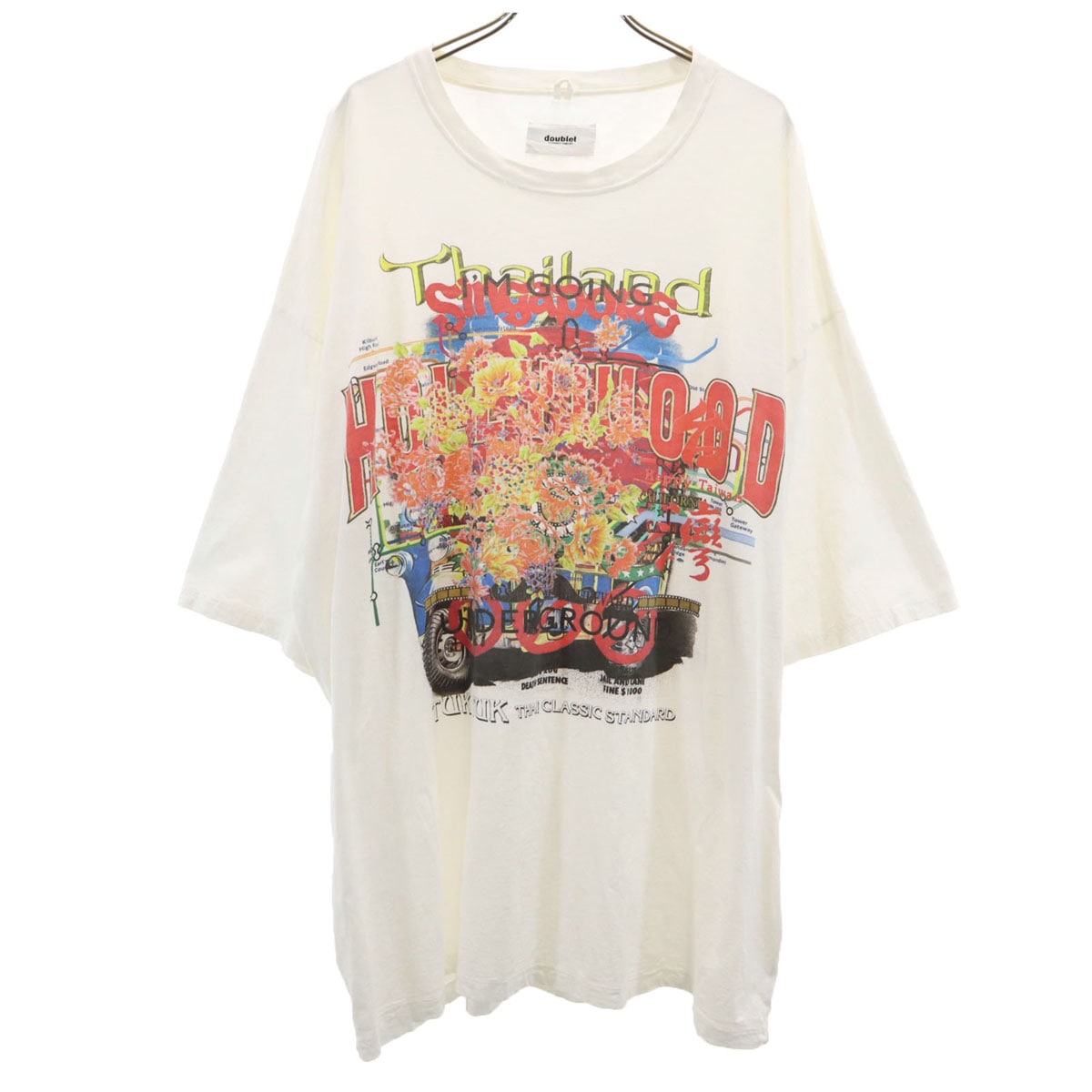 doublet ダブレット 20AW 半袖 Tシャツ ホワイト系 メンズ 古着 6,381円