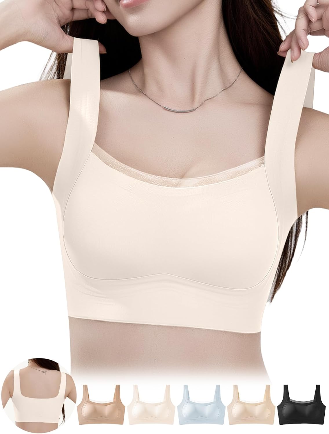 ノンワイヤーブラ ナイトブラ24時間使用可能 解放感 シームレス 脇高 垂れ防止 安定感 補正 吸汗 通気性 柔らかい素材 伸縮性 着痩せ効果 大きいサイズ対応 スポーツ 昼夜兼用