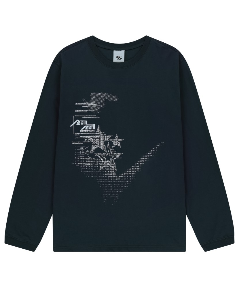 【SANSANGEAR】 25SS SERIAL PORT LONG SLEEVES : TEAL