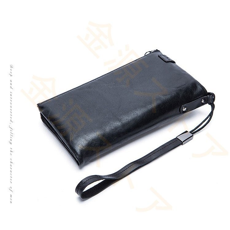 メンズ 財布 クラッチバッグ 本革 長財布 カジュアル 軽量 紙幣入れ カード入れ ギフト ビジネス 誕生日 プレゼント ファスナー式 大容量