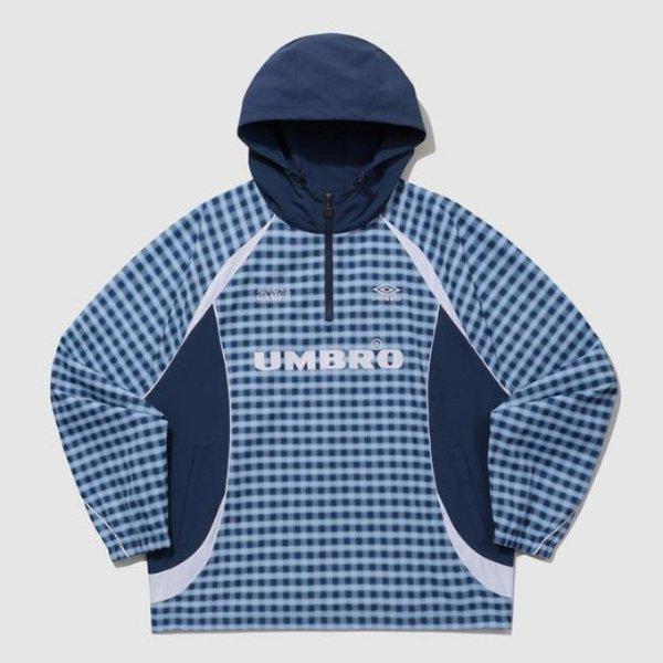 ジャケット KQF UQ123CWT21-BLU1 HBL スポーティカジュアルフードアノラック / BLU1