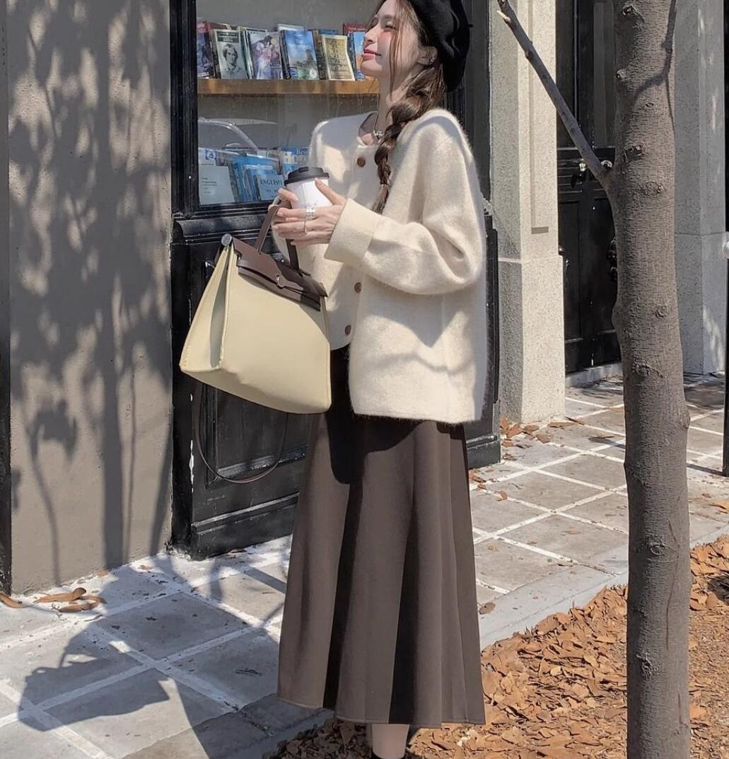 茶系美ラドワンピース2枚セット