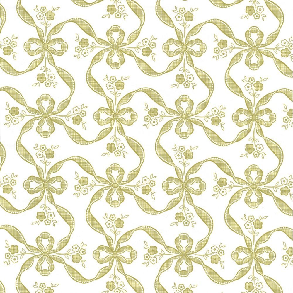 （まとめ買い）ササガワ 包装紙 婚礼用柄 フラールリボン金 半才判 50枚入 49-1800 [x3]