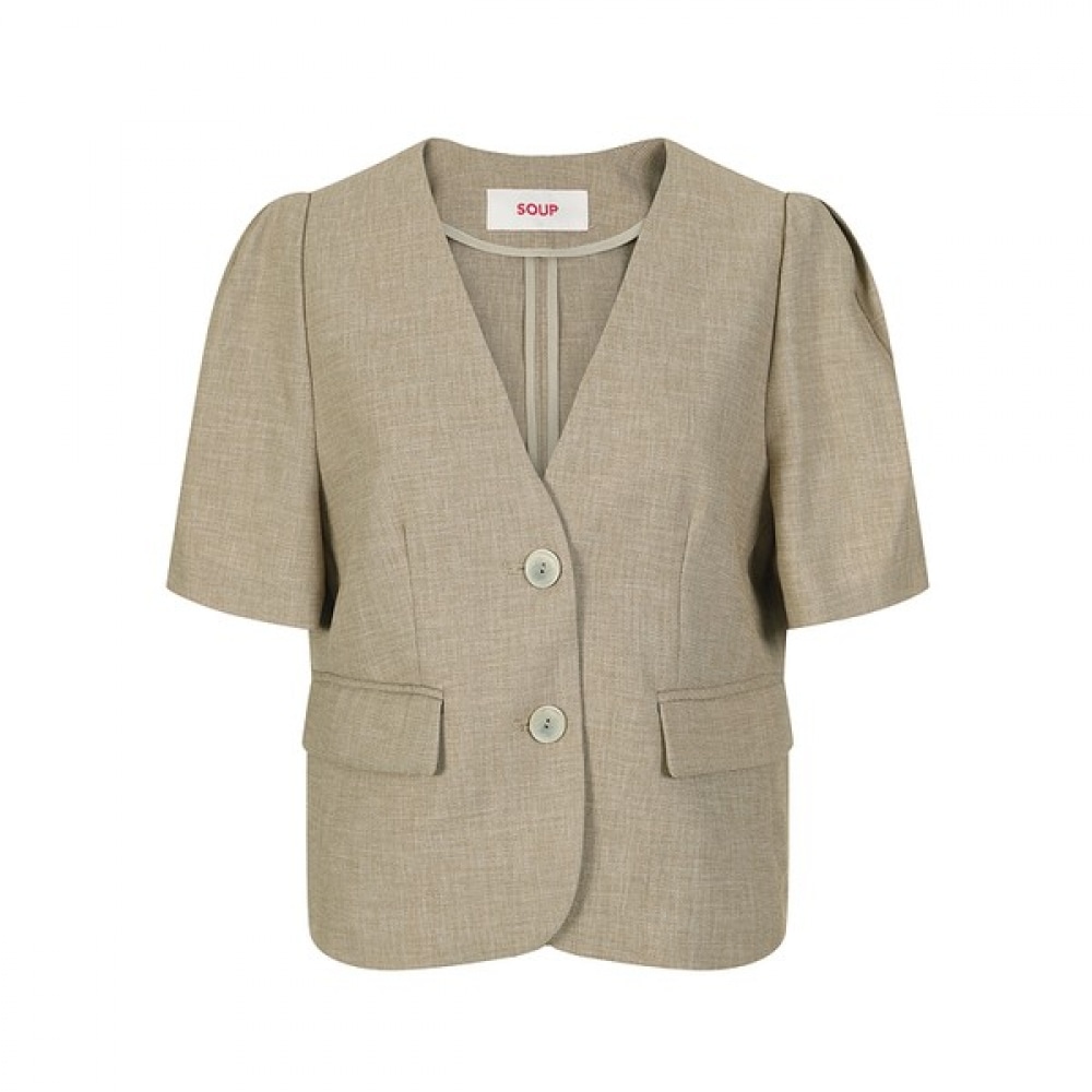 （フォレスト）ボリュームスリーブノーカラージャケット（SY5JK84）