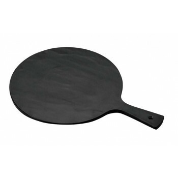 福井クラフト　メラミンうちわプレート（中）黒マット 75006270