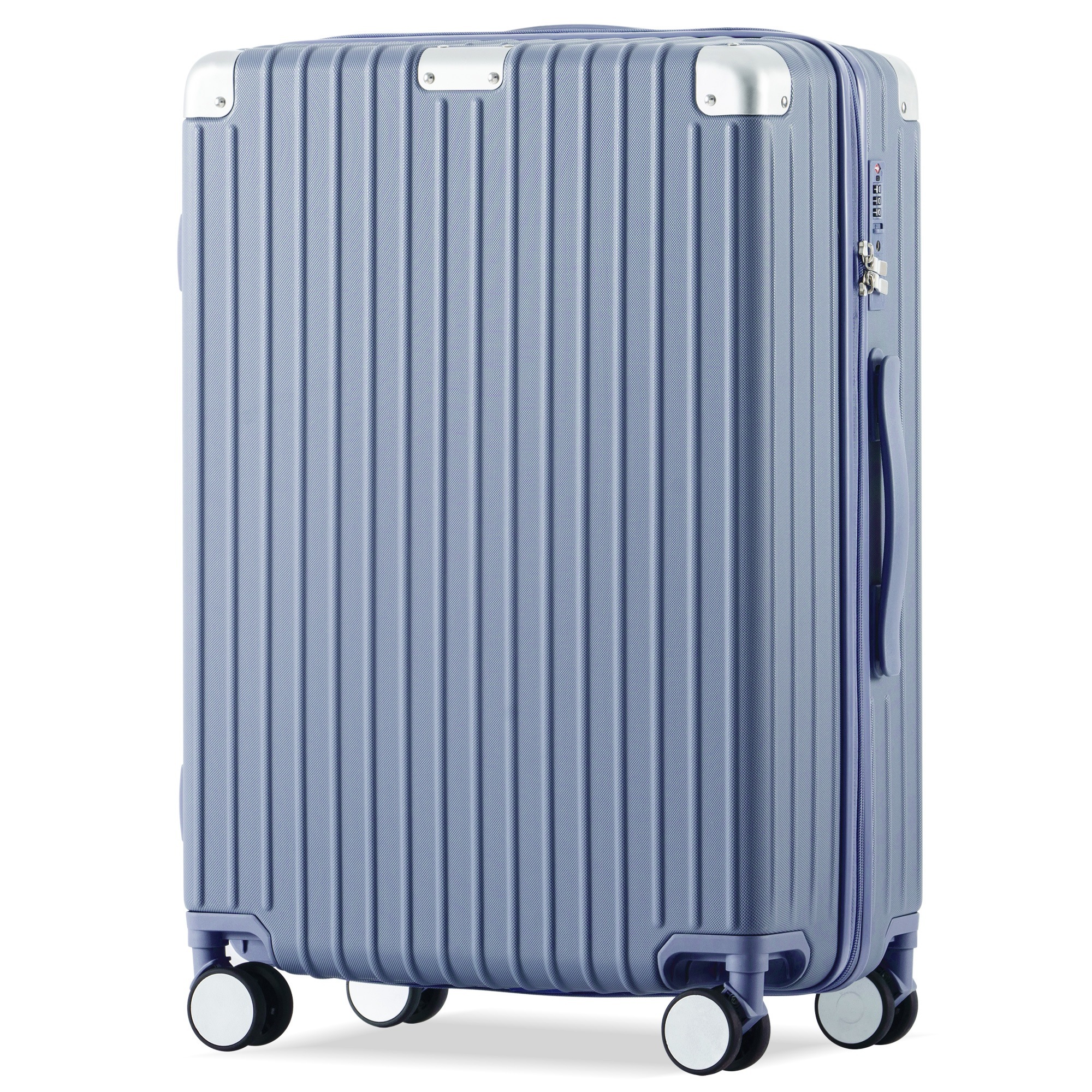 2025新入荷！【早割り】スーツケース Lサイズ キャリーケース キャリーバッグ Lサイズ ストッパー付き アルミコーナーパッド 7日~14日 大容量超軽量 軽い おしゃれ かわいいダブルキャスター