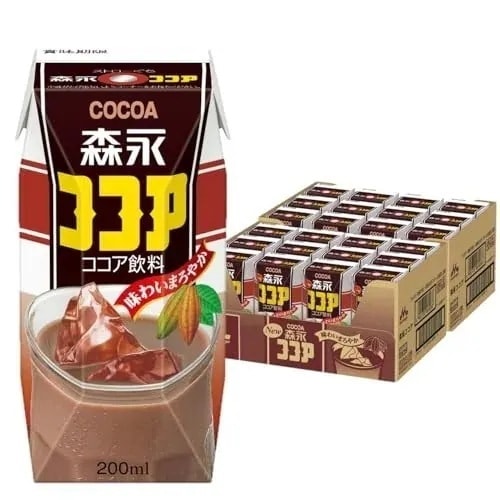 森永乳業 森永ココア 200ml [紙パック 飲料 ドリンク 飲み物 常温保存]×24本