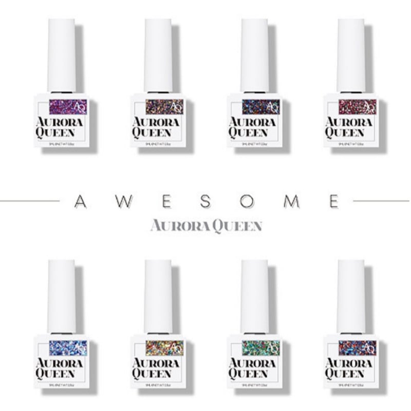 Aurora Queen / Awesome / Glitter Gel1+1