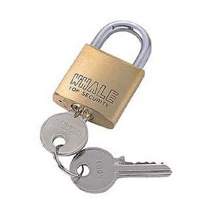 (まとめ)サンワサプライ eセキュリティ(マスターキー対応南京錠・大) SLE-1LM(×5セット)