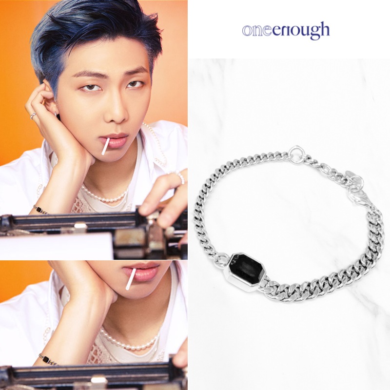 BTS RM着用[one enough] Gemstones With Chain Bracelet 14,204円
