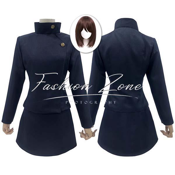 呪術廻戦 風 家入 硝子 いえいり しょうこ コスプレ衣装 ウィッグ cosplay ハロウィン 演出服 変装