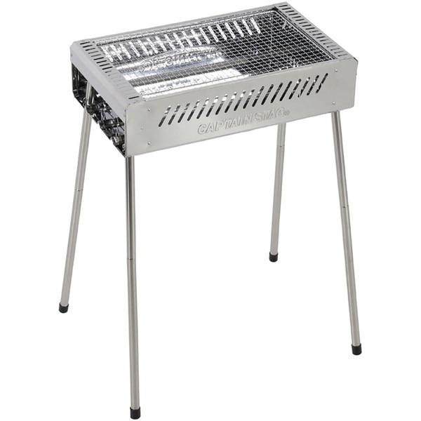 CAPTAIN STAG キャプテンスタッグ BBQ ステンレスグリル 500 アウトドア 食器・燃料 UG0067