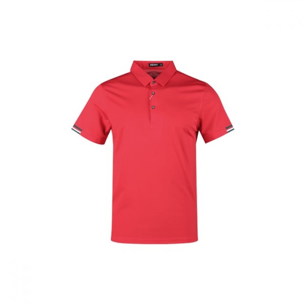 (ラックスゴルフ) ラックスゴルフレッドボルトメンズラインシボリ半袖ゴルフシャツ RM4M403