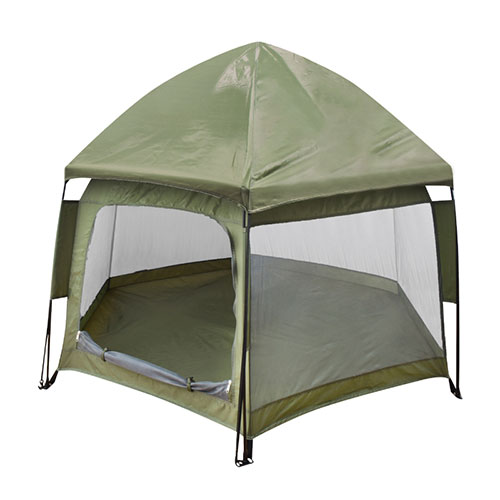 ワンタッチで簡単 2秒で開くサンシェードテント